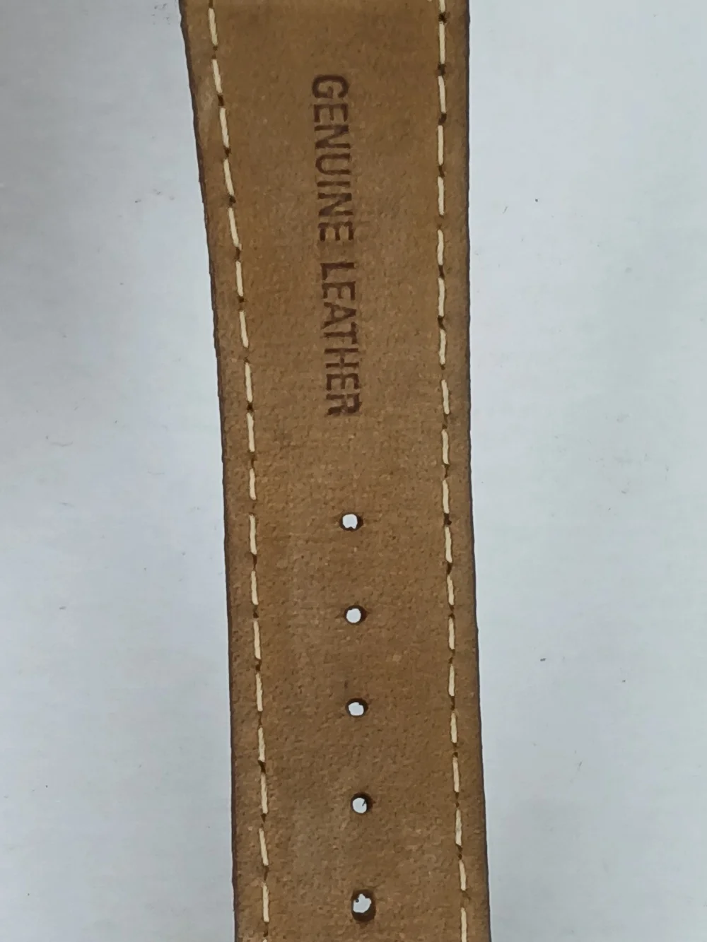 ​GUESS Steel Watch G12550G Tonneau Case Brown Dial Orig Brown Leather Strap